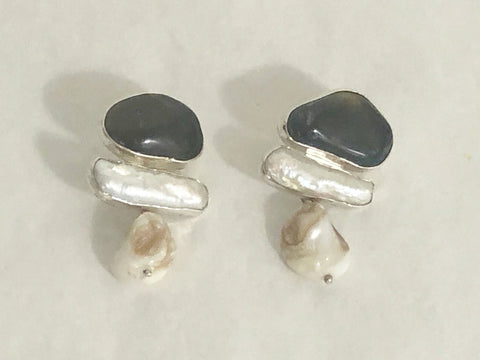 Rebecca Collins Multi-Stone Earrings