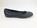 Gucci Gg Leather Ballet Flat Size 39.5 It (9.5 Us)