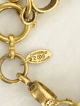 Vintage 2009 Chanel Gold-Tone Cc Chain Bracelet