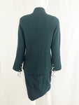 1980's Vintage Chanel Green Skirt Suit Size M