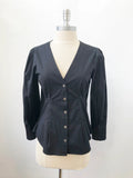 NEW Veronica Beard Black Blouse Size 4