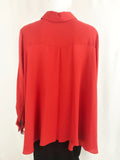 Alexander McQueen Silk Blouse Size 44 It (M/8 Us)