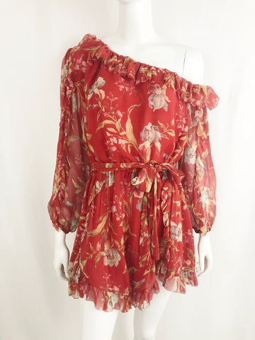 Zimmermann Off The Shoulder Romper Size 4
