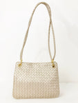 Bottega Veneta Pearl Intrecciato Shoulder Bag