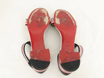 Christian Louboutin Striped Sandal Size 9.5