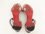 Christian Louboutin Striped Sandal Size 9.5