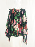 Dolce & Gabbana Silk Floral Blouse Size 38 It (2 Us)