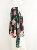 Dolce & Gabbana Silk Floral Blouse Size 38 It (2 Us)