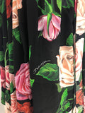 Dolce & Gabbana Silk Floral Blouse Size 38 It (2 Us)