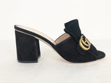 Gucci Suede Mules Size 39.5 It (9.5 Us)