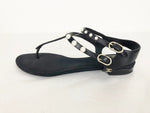 Chanel Pearl T-Strap Sandal Size 40 It (10 Us)
