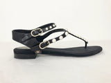 Chanel Pearl T-Strap Sandal Size 40 It (10 Us)