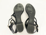 Chanel Pearl T-Strap Sandal Size 40 It (10 Us)