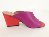 Lewit Color-Block Mules Size 39.5 It (9.5 Us)