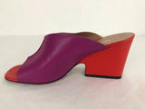 Lewit Color-Block Mules Size 39.5 It (9.5 Us)