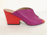 Lewit Color-Block Mules Size 39.5 It (9.5 Us)