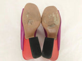 Lewit Color-Block Mules Size 39.5 It (9.5 Us)