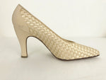 Bottega Veneta Intrecciato Satin Pumps Size 40 It (10 Us)