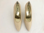 Bottega Veneta Intrecciato Satin Pumps Size 40 It (10 Us)