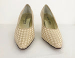 Bottega Veneta Intrecciato Satin Pumps Size 40 It (10 Us)