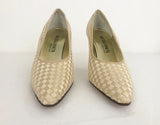 Bottega Veneta Intrecciato Satin Pumps Size 40 It (10 Us)