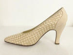 Bottega Veneta Intrecciato Satin Pumps Size 40 It (10 Us)