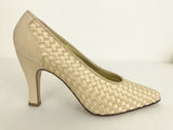 Bottega Veneta Intrecciato Satin Pumps Size 40 It (10 Us)