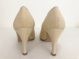 Bottega Veneta Intrecciato Satin Pumps Size 40 It (10 Us)