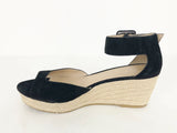 Pelle Moda Suede Espadrille Wedge Size 9.5
