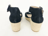 Pelle Moda Suede Espadrille Wedge Size 9.5