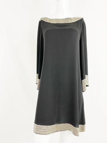 Alice + Olivia Beaded Trim Dress Size S
