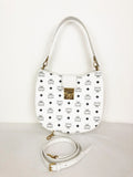 NEW Mcm Patricia Visetos Shoulder Bag W/Strap