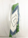 Tory Burch One Shouder Maxi Dress Size 0