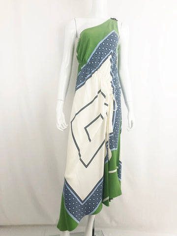 Tory Burch One Shouder Maxi Dress Size 0