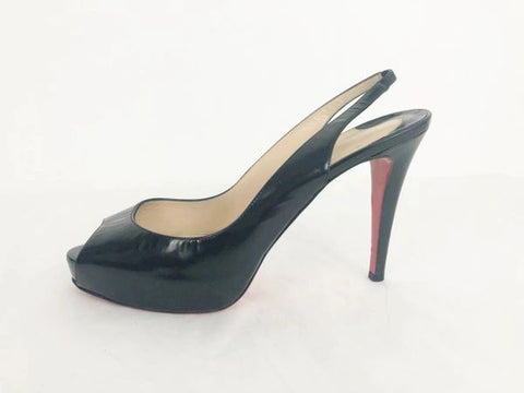 Christian Louboutin Leather Slingback Size 10