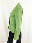 Akris Punto Green Sude Jacket Size 8