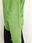 Akris Punto Green Sude Jacket Size 8