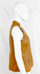 W By Worth Leather Vest Size 6