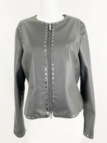 Worth Faux Leather Jacket Size M