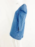Ulla Johnson Denim Dot Mini Dress Size 6