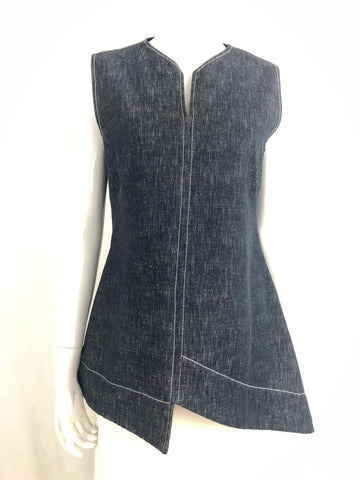 Derek Lam 10 Crosby Denim Top Size 8