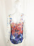 NEW Milly Silk Blouse Size 2