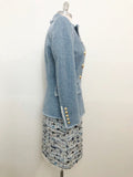 Balmain Double Breasted Blazer Size 38 Fr ( S / 6 Us)
