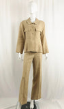 Chanel Linen Pant Suit Size M-L