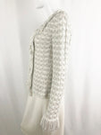 St. John Couture Fringe Trim Jacket Size 8