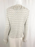 St. John Couture Fringe Trim Jacket Size 8