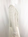 St. John Couture Fringe Trim Jacket Size 8