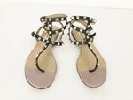 Valentino Rockstud Gladiator Sandal Size 36 It (6 Us)