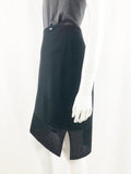 St. John Skirt With Cutout Hem Size M