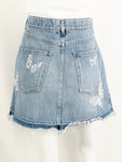 Valentino Denim Butterfly Applique Skirt Size 8